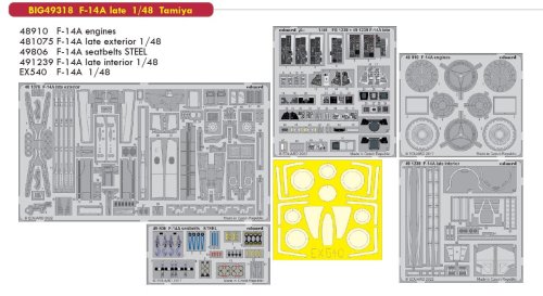 Przejdź do produktu Eduard BIG49318 - 1:48 F-14A late