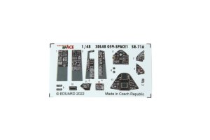 Eduard 3DL48059 - 1:48 SR-71A Space 3D Decals + PE