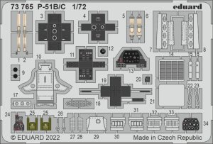 Eduard 73765 - 1:72 P-51B/C Mustang