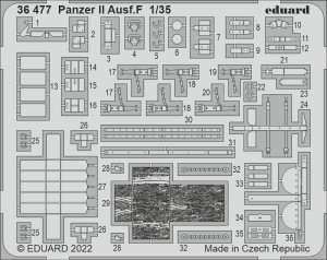 Eduard 36477 - 1:35 Panzer II Ausf.F