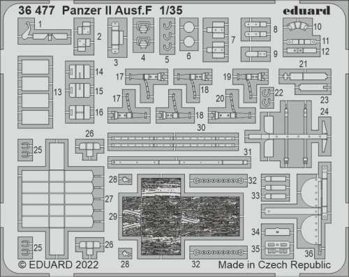 Przejdź do produktu Eduard 36477 - 1:35 Panzer II Ausf.F