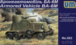 UNIMODELS 362 - 1:72 Armored Vehicle BA-6M