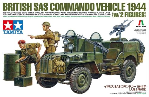 Przejdź do produktu Tamiya 25423 - 1:35 British SAS Commando Vehicle 1944 w/ 2 figures