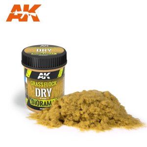 AK Interactive 8223 - Grass Flock 2mm Dry trawa 2 mm op. 250ml