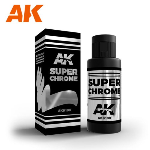 Przejdź do produktu AK Interactive 9198 - Farba metaliczna Super Chrome 60 ml