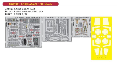 Przejdź do produktu Eduard BIG49321 - 1:48 F-104S ASA-M
