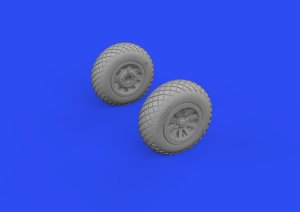 Eduard 672282 - 1:72 P-51B/C wheels diamond tread