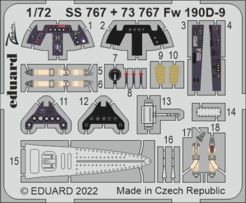 Przejdź do produktu Eduard SS767 - 1:72 Fw 190D-9