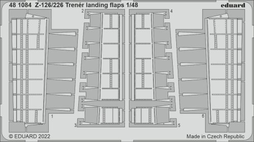 Przejdź do produktu Eduard 481084 - 1:48 Z-126/226 Trenér landing flaps