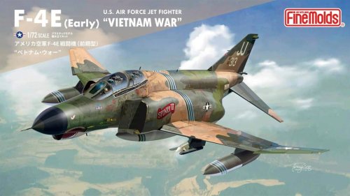 Przejdź do produktu Fine Molds FP41 - 1:72 F-4E Early U.S. Air Force Jet Fighter Vietnam War