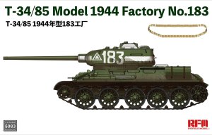 Rye Field Model 5083 - 1:35 T-34/85 Model 1944 Factory No.183