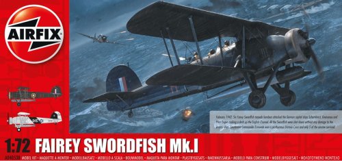Przejdź do produktu Airfix 04053B - 1:72 Fairey Swordfish Mk.I