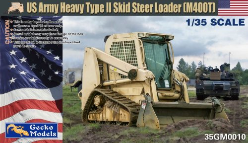Przejdź do produktu Gecko Models 35GM0010 - 1:35 US Army Heavy Type II Skid Steer Loader M400T
