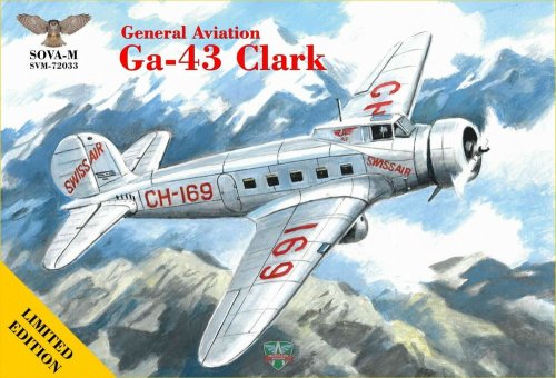 Przejdź do produktu Sova 72033 - 1:72 General Aviation Ga-43 Clark
