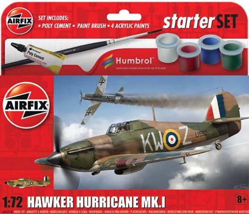 Przejdź do produktu AIRFIX 55111A - 1:72 Hawker Hurricane Mk.I model z farbami