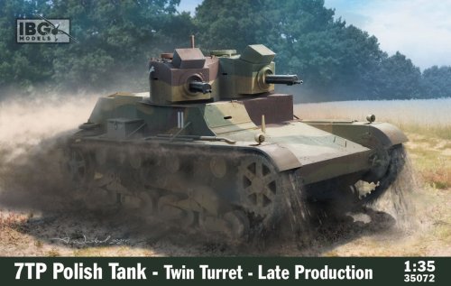Przejdź do produktu IBG 35072 - 1:35 7TP Polish Tank - Twin Turret - Late Production