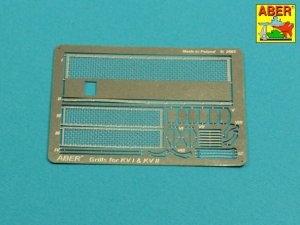 ABER G39 - 1:35 Siatki fototrawione do czołgów KV-1 & KV-2