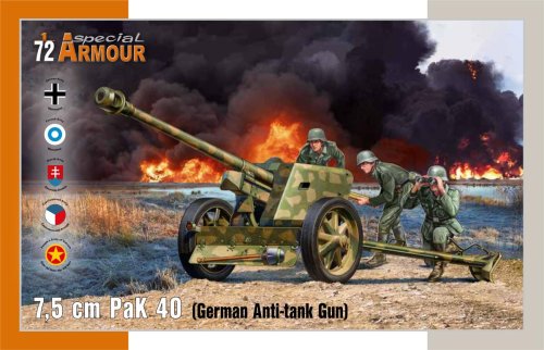 Przejdź do produktu Special Hobby A72025 - 1:72 7,5 cm PaK 40 German Anti-tank Gun