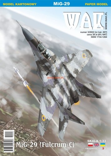 Przejdź do produktu WAK 2203 - 1:33 MiG-29 Fulcrum-C