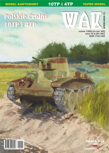 Przejdź do produktu WAK 2201 - 1:32 Polskie czołgi 10TP i 4TP
