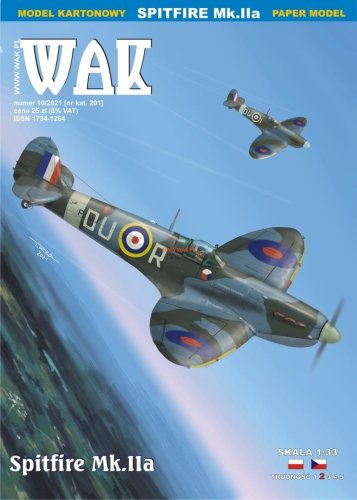 Przejdź do produktu WAK 2110 - 1:33 Spitfire Mk.IIa