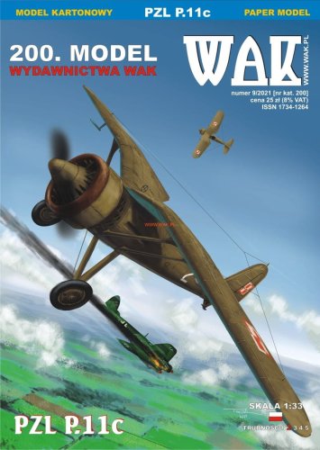 Przejdź do produktu WAK 2109 - 1:33 PZL P.11c