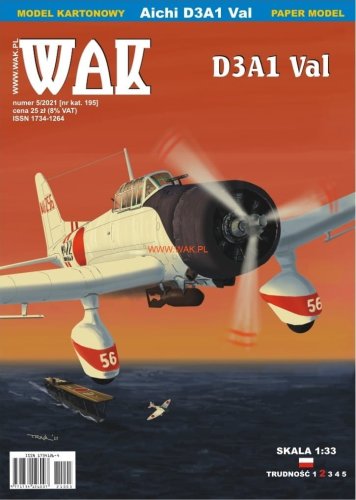 Przejdź do produktu WAK 2105 - 1:33 Aichi D3A1 Val
