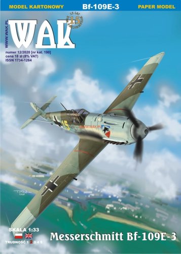 Przejdź do produktu WAK 2012 - 1:33 Messerschmitt Bf-109E-3