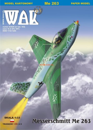 Przejdź do produktu WAK 2005 - 1:33 Messerschmitt Me 263