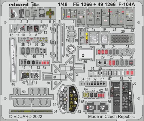 Przejdź do produktu Eduard FE1266 - 1:48 F-104A