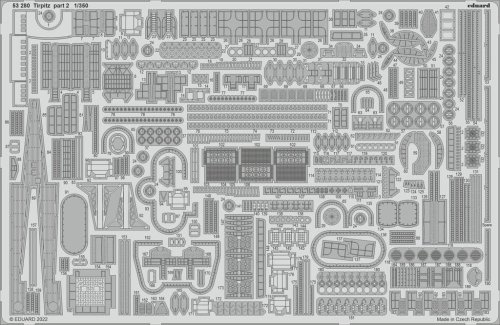 Przejdź do produktu Eduard 53280 - 1:350 Tirpitz part 2
