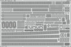 Eduard 53279 - 1:350 Tirpitz part 1