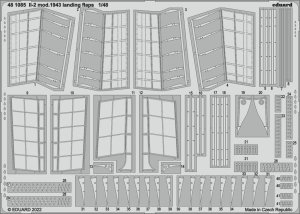 Eduard 481085 - 1:48 Il-2 mod. 1943 landing flaps
