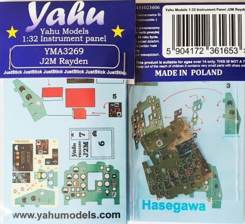 Przejdź do produktu Yahu YMA3269 - 1:32 J2M Raiden tablica przyrządów