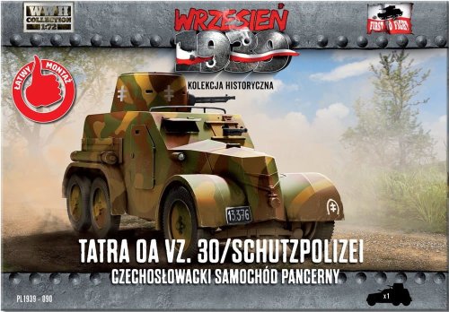 Przejdź do produktu First to Fight 090 - Wrzesień 1939 - 1:72 Tatra OA vz.30 / Schutzpolizei - Gazetka w zestawie z modelem