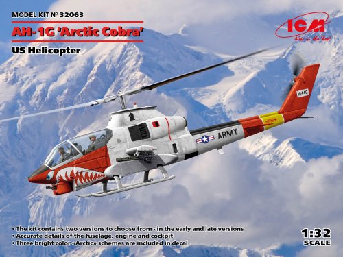 Przejdź do produktu ICM 32063 - 1:32 AH-1G Arctic Cobra US Helicopter