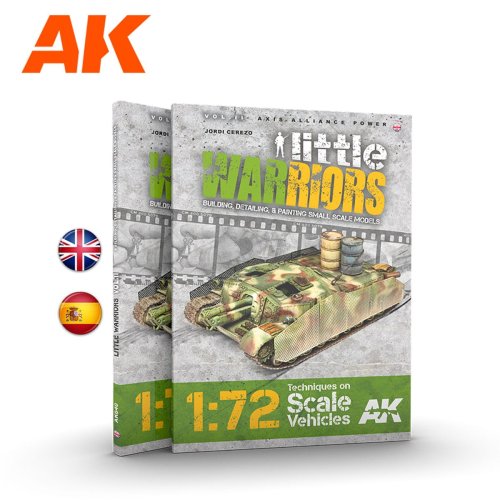 Przejdź do produktu AK Interactive 640 - Little Warriors - Techniques on 1:72 Scale Vehicles vol.2 Axis Alliance Power