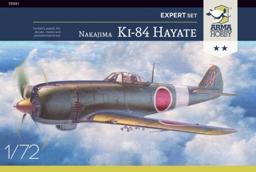 Przejdź do produktu Arma Hobby 70051 - 1:72 Nakajima Ki-84 Hayate - Expert Set