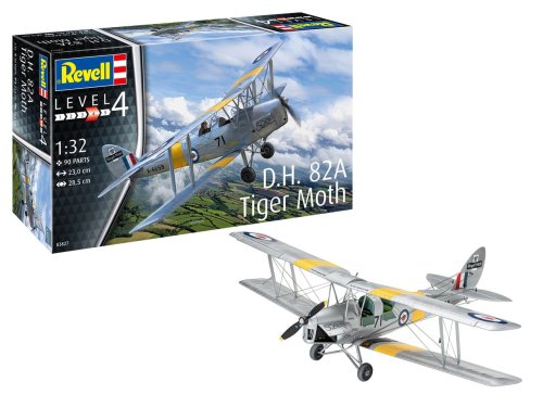 Przejdź do produktu Revell 03827 - 1:32 D.H. 82 Tiger Moth