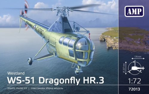 Przejdź do produktu AMP 72013 - 1:72 Westland WS-51 Dragonfly HR.3