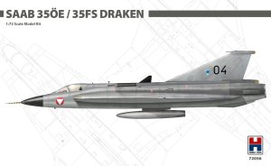 Hobby 2000 72056 - 1:72 Saab 35ÖE/35FS Draken