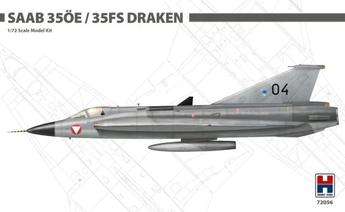 Przejdź do produktu Hobby 2000 72056 - 1:72 Saab 35ÖE/35FS Draken