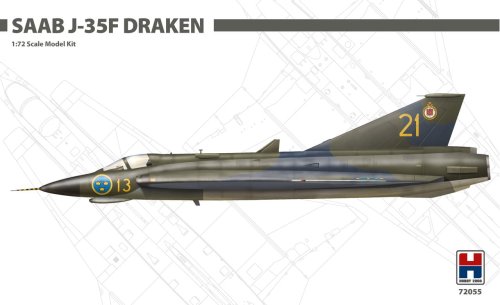 Przejdź do produktu Hobby 2000 72055 - 1:72 Saab J-35F Draken