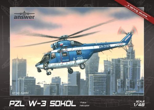 Przejdź do produktu Answer AA48001 - 1:48 PZL W-3A Sokół Polish Police Helicopter