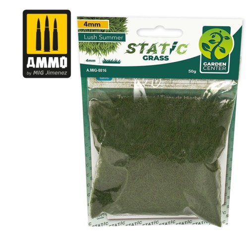 Przejdź do produktu Ammo Mig 8816 - Trawa do dioram Lush Summer 4mm