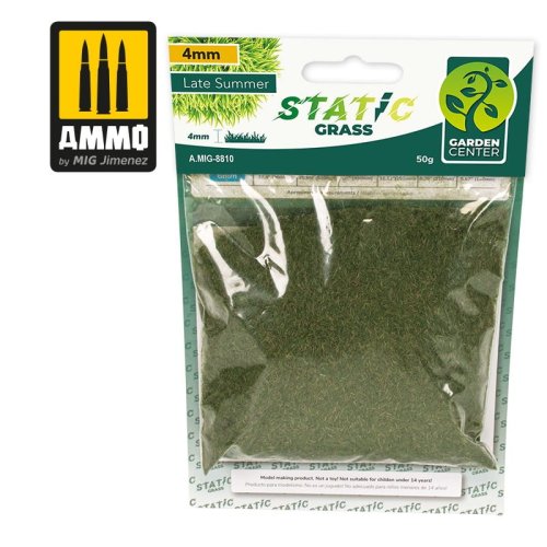Przejdź do produktu Ammo Mig 8810 - Trawa do dioram Late Summer 4mm