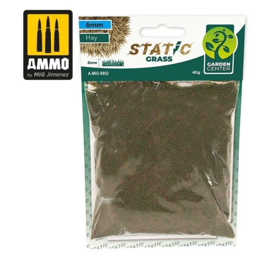Przejdź do produktu Ammo Mig 8802 - Trawa do dioram Hay 6mm