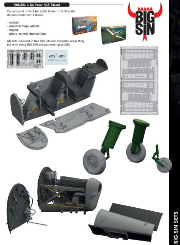 Przejdź do produktu Eduard SIN64884 - 1:48 Z-126 Trener