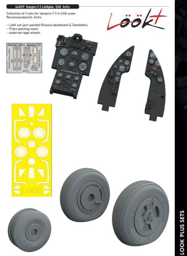 Przejdź do produktu Eduard 644159 - 1:48 Vampire F.3 LööKplus