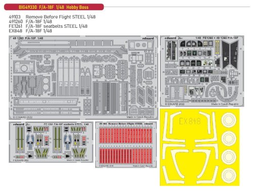 Przejdź do produktu Eduard BIG49330 - 1:48 F/A-18F
